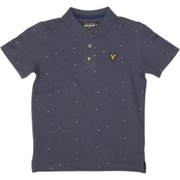 Lyle And Scott Micro Polo Indigo Blue