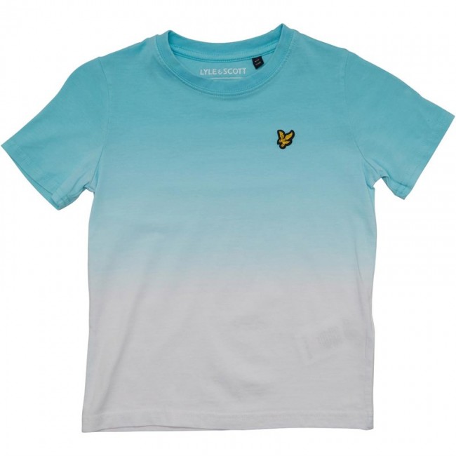 Lyle And Scott Ombre T-Aqua Sky