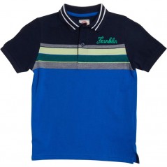 Franklin &amp; Marshall Junior Block St99 Polo Cobalt