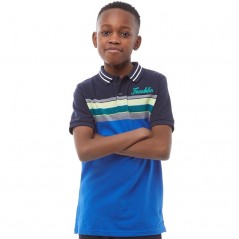 Franklin &amp; Marshall Block St99 Polo Cobalt