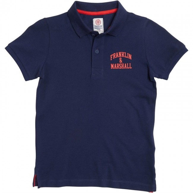 Franklin &amp; Marshall Junior Polo Navy