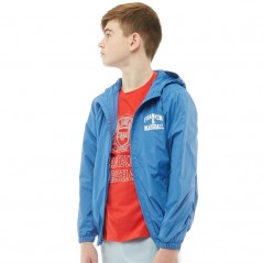 Franklin &amp; Marshall Junior Badge Windcheater Victoria Blue