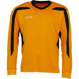 Mitre Frequency Match Jersey Amber/Black
