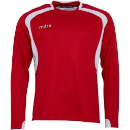 Mitre Pressure Match Jersey Scarlet/White