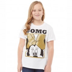 Disney Minnie Hashtag OMG T-White
