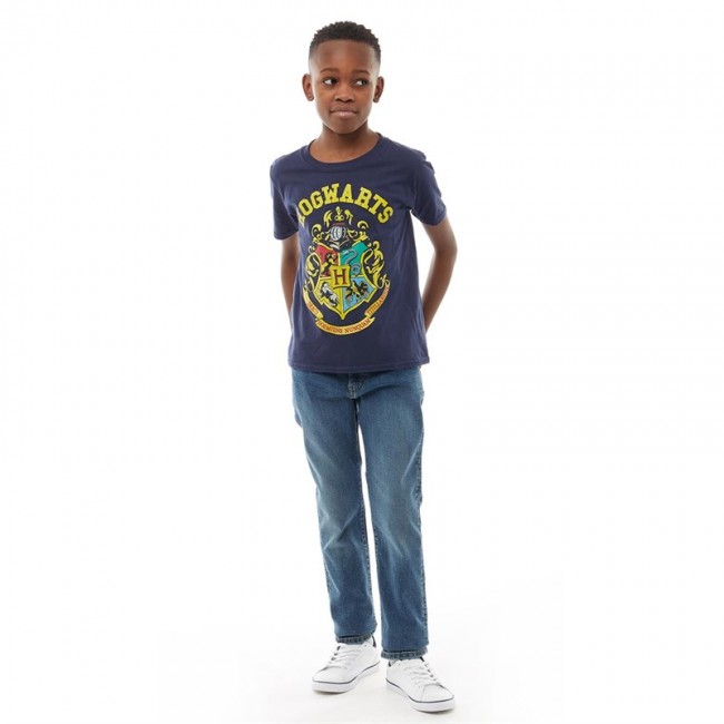 Harry Potter Kids Hogwarts T-Navy