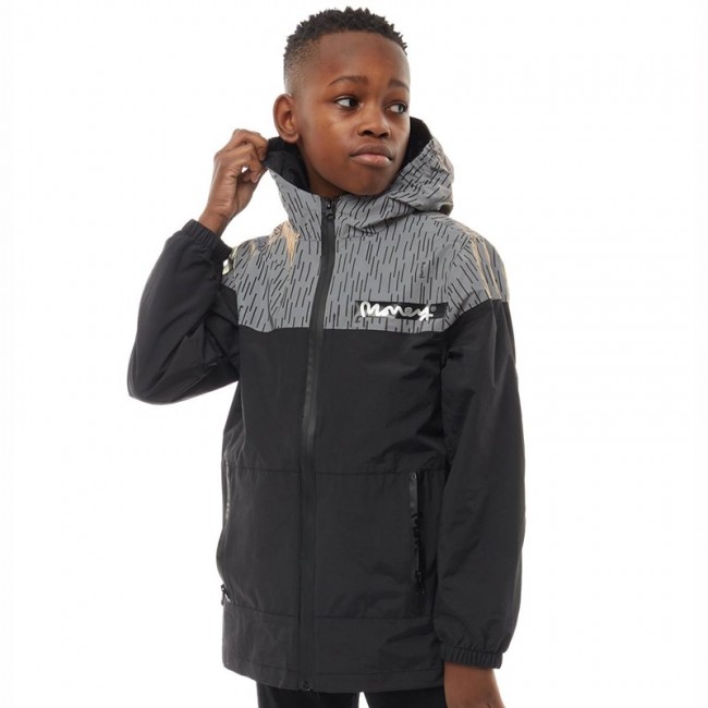 Money Junior Black Label Reflective Windbreaker Black