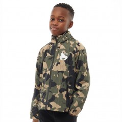 Money Junior Camo Windbreaker Deep Lichen Green