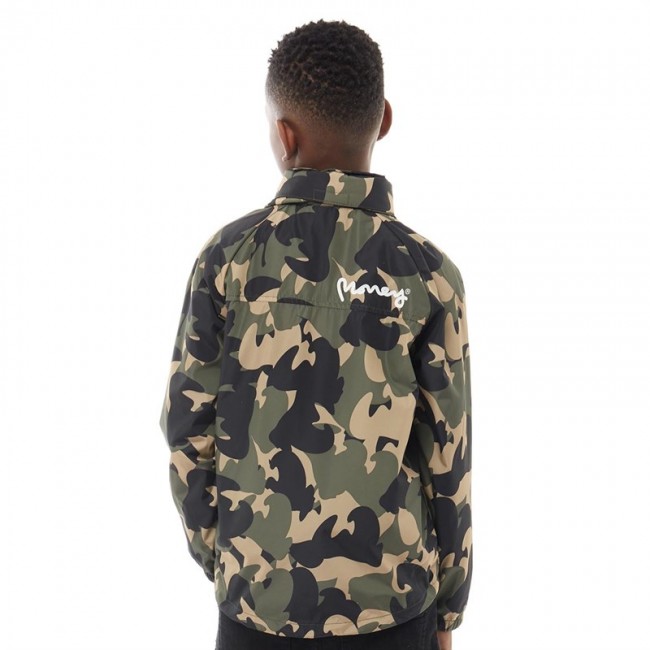 Money Junior Camo Windbreaker Deep Lichen Green