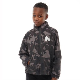 Money Junior Camo Windbreaker Shale Grey