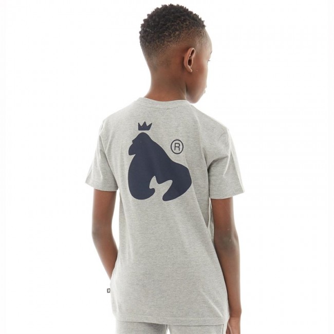 Money Junior Black Label Signature T-Light Grey Heather