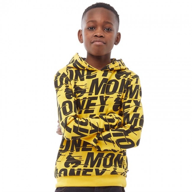 Money Junior Black Label Speed Hoodie Yellow