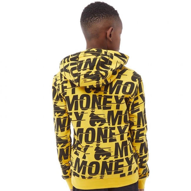 Money Junior Black Label Speed Hoodie Yellow