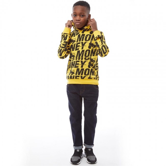 Money Junior Black Label Speed Hoodie Yellow