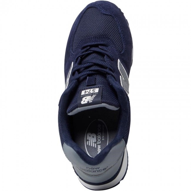 New Balance Junior 574 Navy/Grey