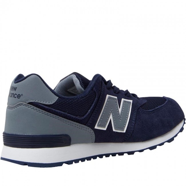 New Balance Junior 574 Navy/Grey