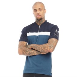 NICCE Campus Polo Navy/White/Blue