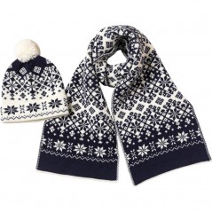 French Connection Snowflake And Set Navy/Cream