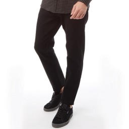 French Connection James Tapered Solid Black Stretch