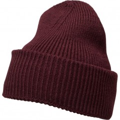 French Connection Plain Beanie Bordeaux