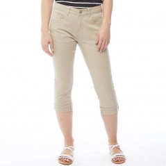 Onfire Cropped Twill Stone