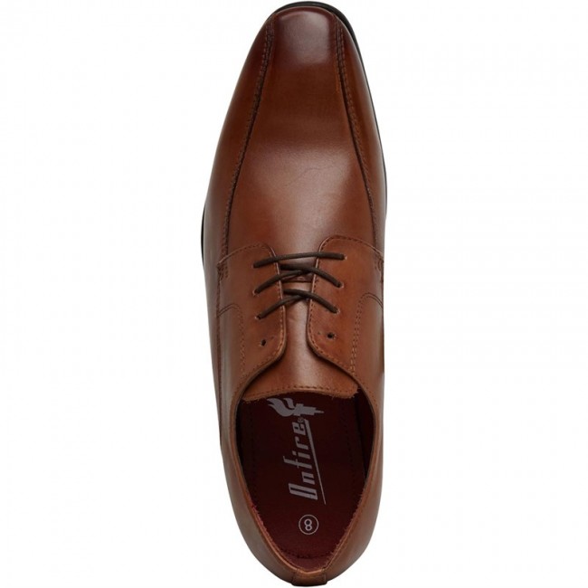 Onfire Leather Tramline Lace Tan