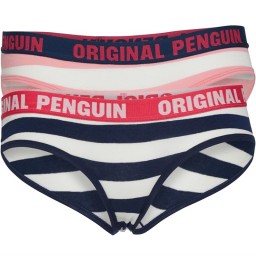 Original Penguin Hipster Briefs Pink/Navy Stripes