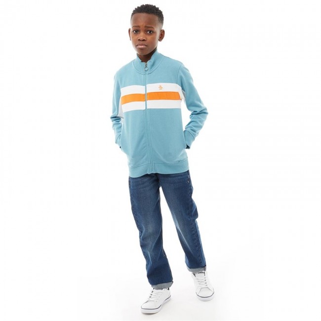 Original Penguin Junior French Terry SweatDelphinium Blue