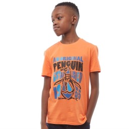 Original Penguin Junior Printed T-Firecracker