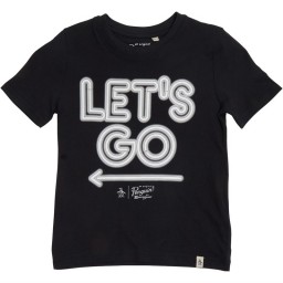 Original Penguin Printed T-Black