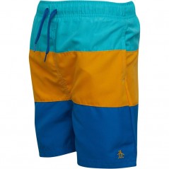 Original Penguin Colour Block Bright Aqua