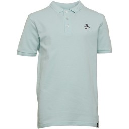 Original Penguin Junior Raised Polo Pastel Blue