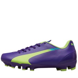 Puma Junior evoSPEED 5.3 FG Prism Violet/Fluorescent Yellow/Scuba