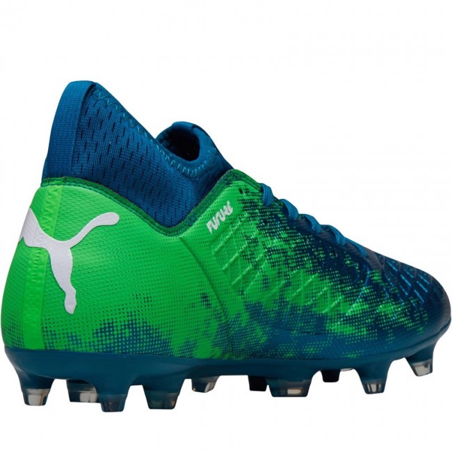 Puma Future 18.3 Hybrid FG/AG Deep Lagoon/Puma White/Green Gecko