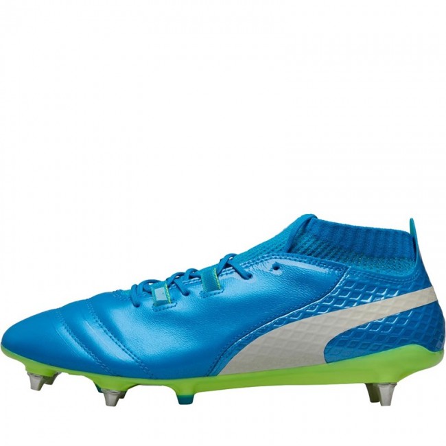 Puma One 17.1 MX SG Atomic Blue/Puma White/Safety Yellow