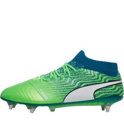 Puma One 18.1 MX SG Green Gecko/Puma White/Deep Lagoon