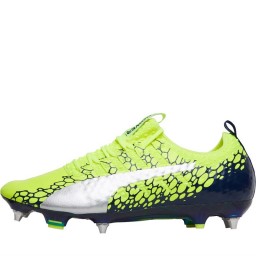 Puma evoPOWER Vigor 1 MX SG Safety Yellow/Silver/Blue Depths