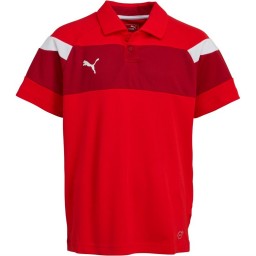 Puma Junior Spirit II Leisure Polo Red/White