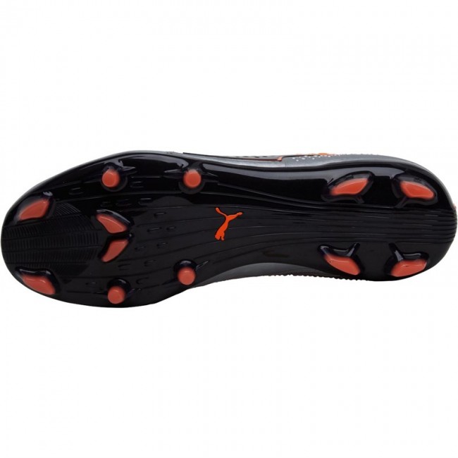 Puma One 2 Leather FG Puma Silver/Shocking Orange/Puma Black