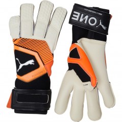 Puma One Grip 1 Hybrid Pro White/Shocking Orange/Black/Silver