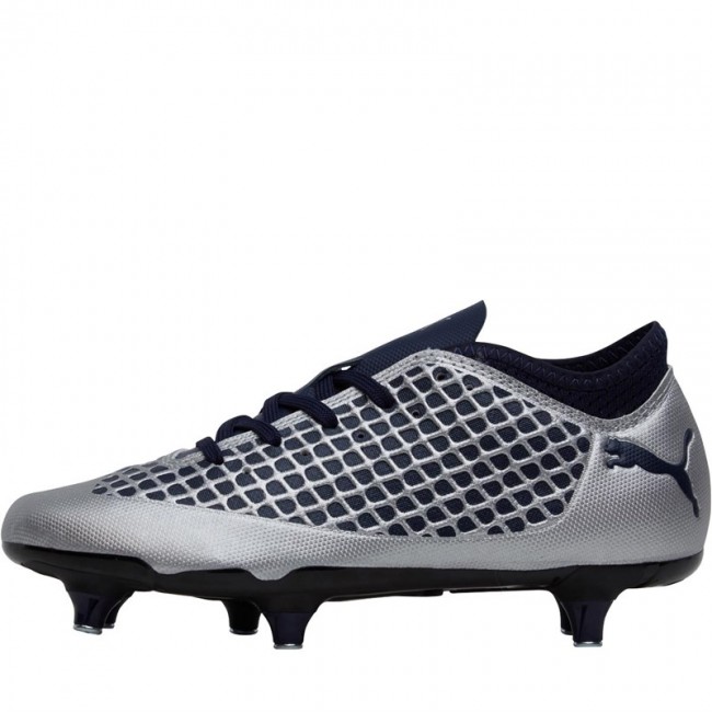 Puma Junior FUTURE 2.4 SG Puma Silver/Peacoat