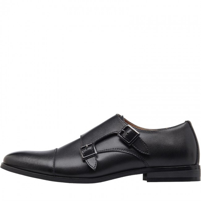 Peter Werth Bradshaw Double Monk Strap Black