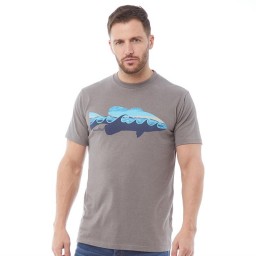 Weird Fish Trout T-Steel Grey Marl