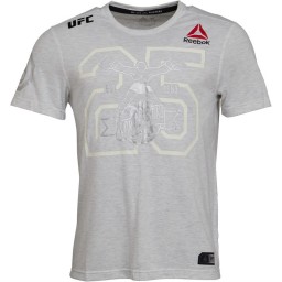 Reebok UFC Fight Kit Decorated Jersey Chalk
