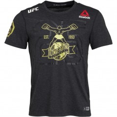 Reebok UFC Fight Kit Decorated Jersey Black/UFC Gold