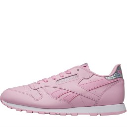 Reebok Classics Junior Leather Pastel Charming Pink/White