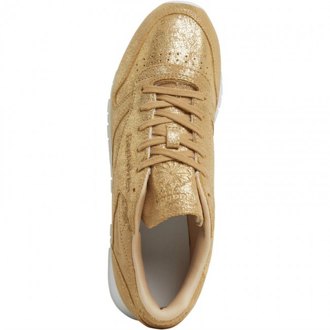 Reebok Classics CL Leather Shimmer Gold/Chalk