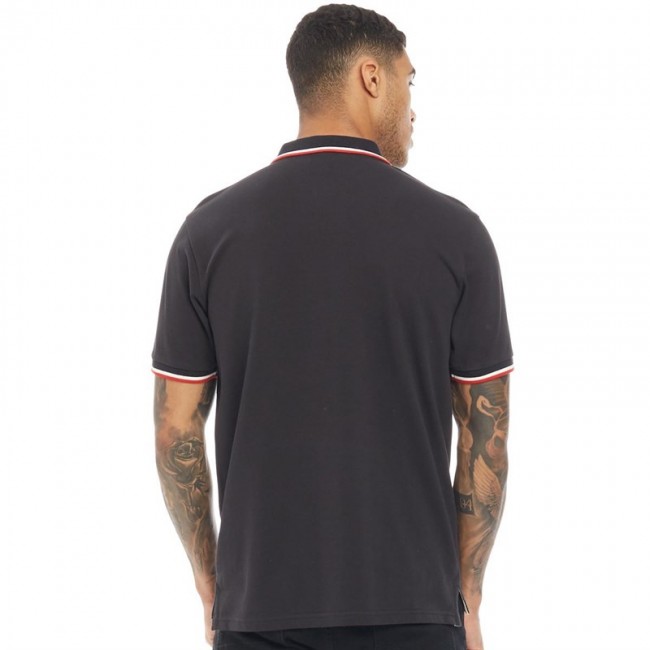 Fred &amp; Boston Pique Polo Black