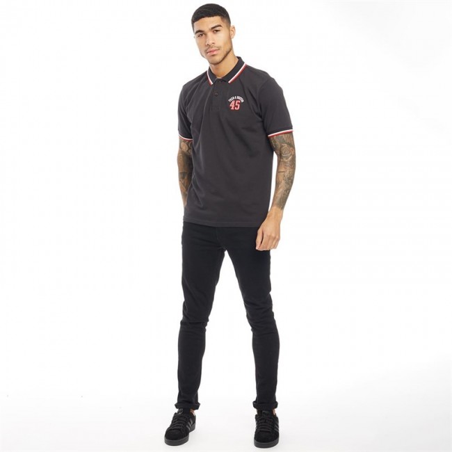 Fred &amp; Boston Pique Polo Black