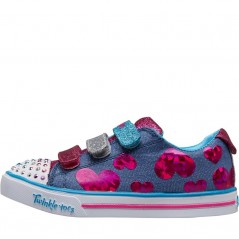 SKECHERS Twinkle Toes Sparkle Lite Flutter Fab Blue